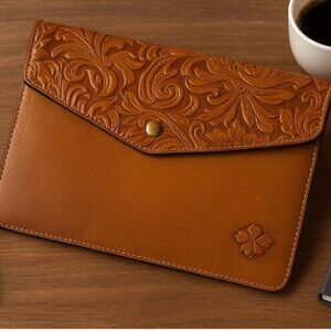 Patricia Nash Genuine Leather Messenger Bag